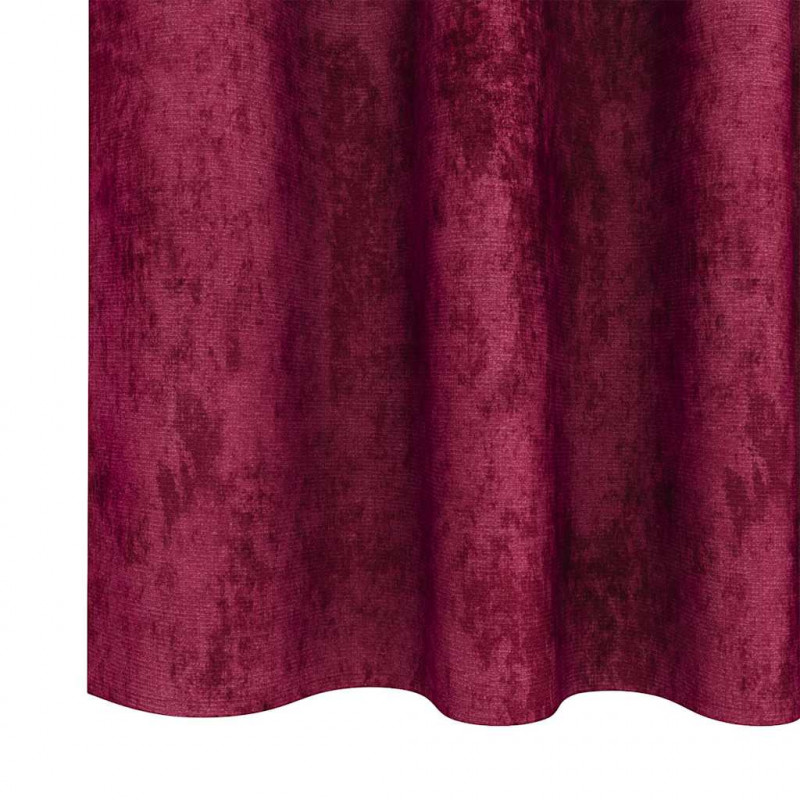 Zasłony z weluru 2 pcs czerwone wino 140 x 140 cm Aksamit