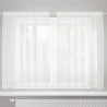 Firanka Koronkowa z zasłonami Biały 180 x 150 cm Poliester