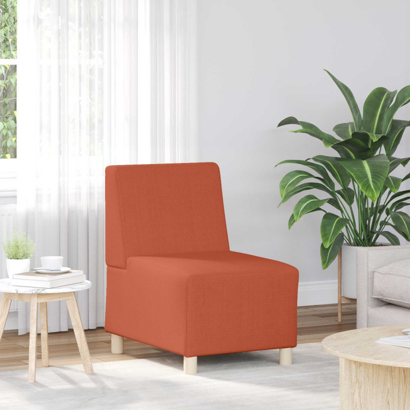 Modułowa sofa bez podłokietników, Pomarańczowy 55 x 74 x 82 cm