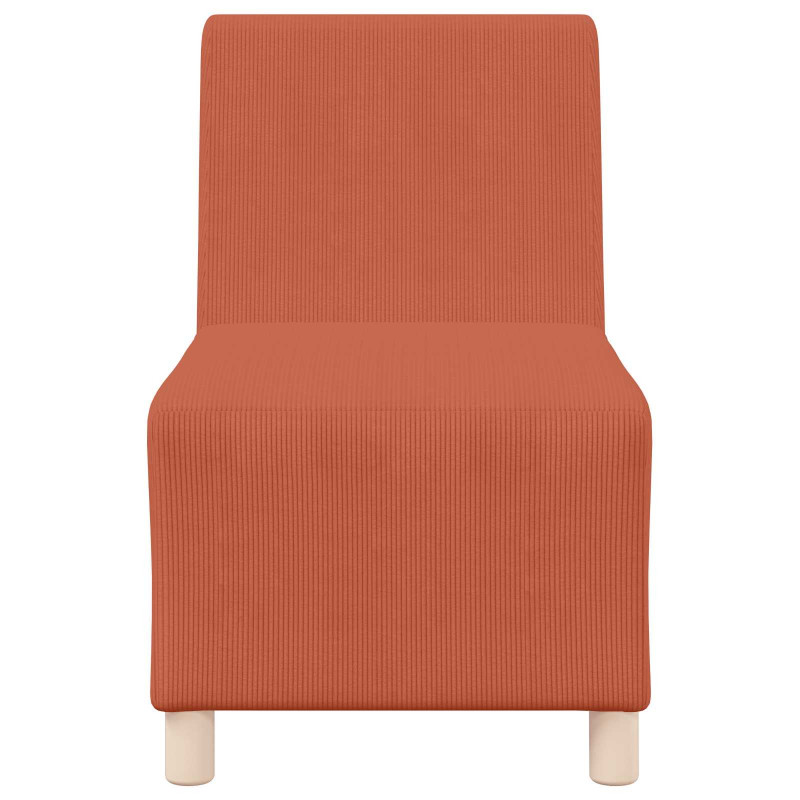 Modułowa sofa bez podłokietników, Pomarańczowy 55 x 74 x 82 cm
