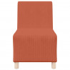 Modułowa sofa bez podłokietników, Pomarańczowy 55 x 74 x 82 cm