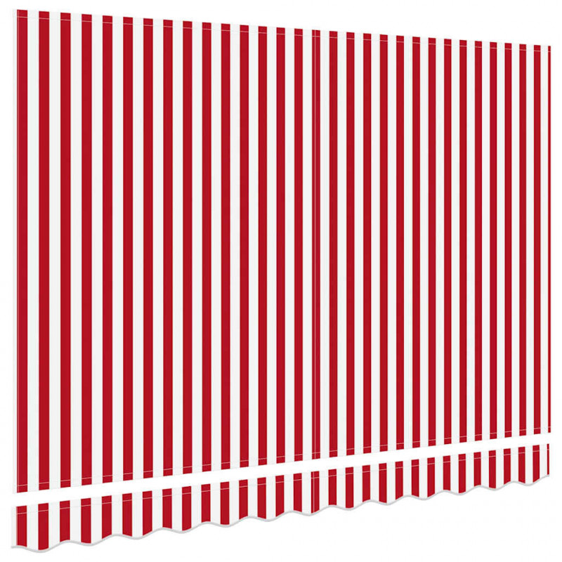 Materiał zapasowy do markizy Czerwony i Biały 235 x 195 cm