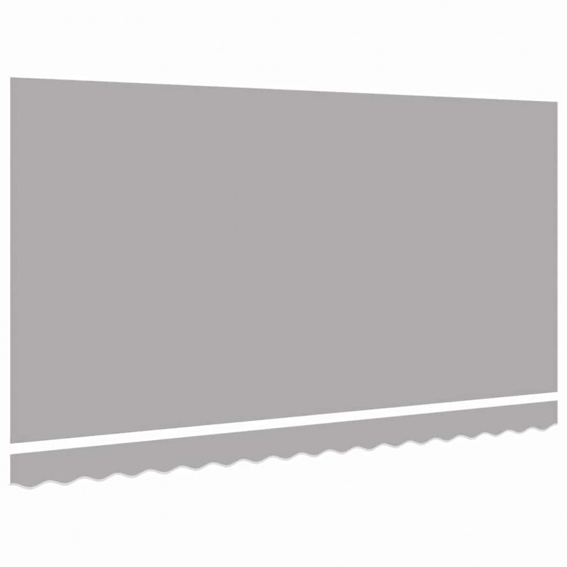 Materiał zapasowy do markizy Jasnoszary 380 x 195 cm Poliester