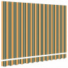 Materiał zapasowy do markizy Zielony i żółty 330 x 195 cm