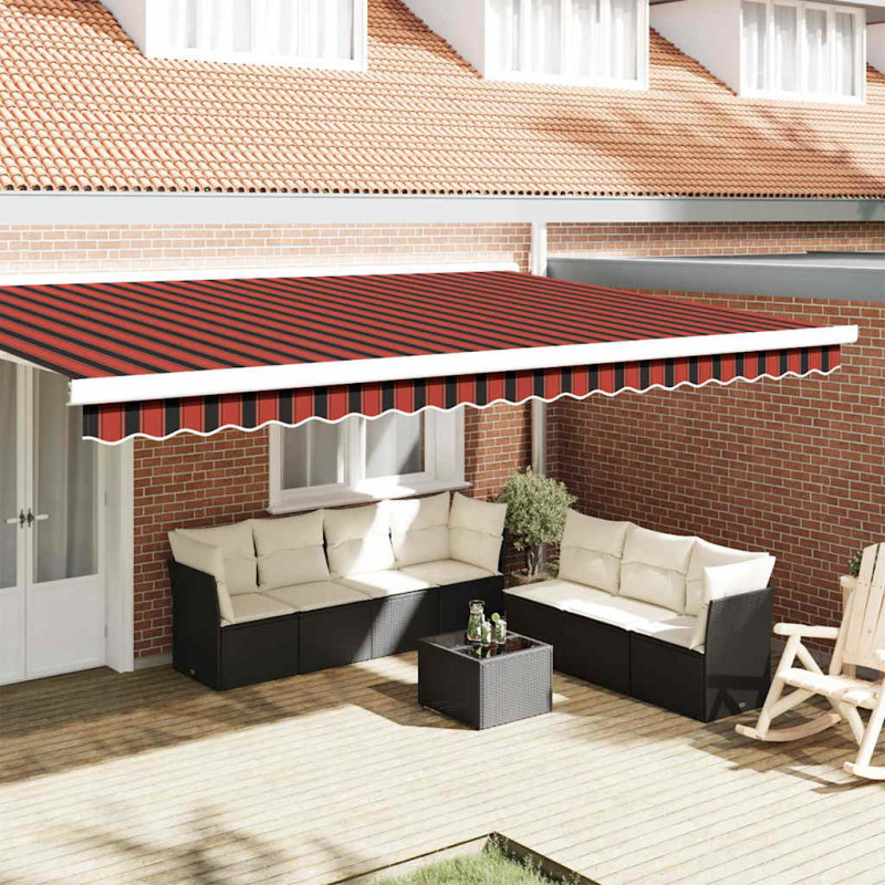 Wymiana falbany markizy Wielokolorowe 480 x 20 cm Poliester