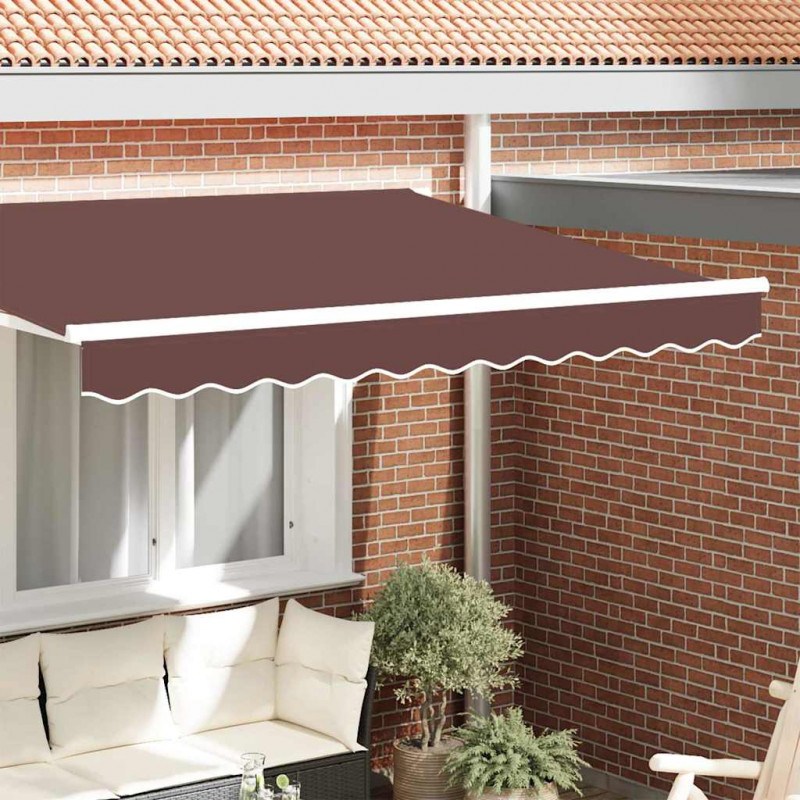 Wymiana falbany markizy brązowy 230 x 20 cm Poliester