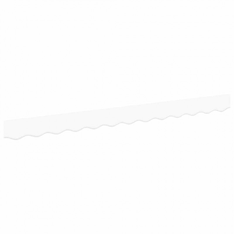Wymiana falbany markizy Biały 280 x 20 cm Poliester