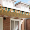 Wymiana falbany markizy Zielony i żółty 480 x 20 cm Poliester