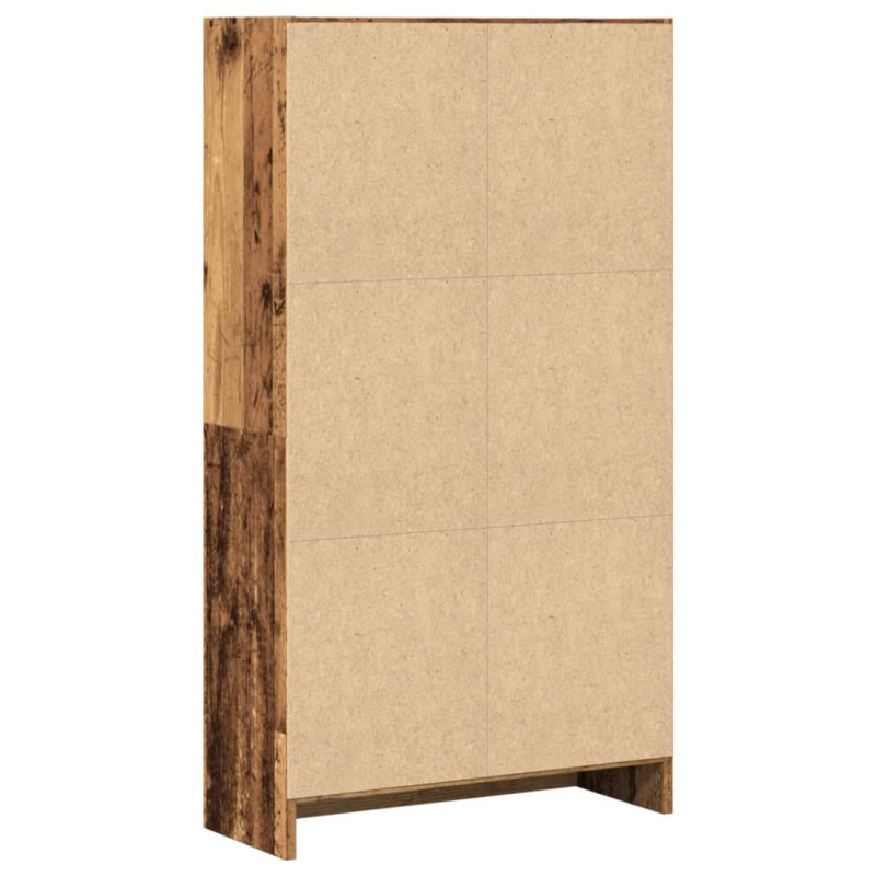 Regał, stare drewno, 60x24x109 cm, materiał drewnopochodny