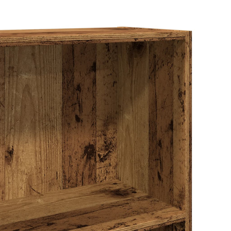Regał, stare drewno, 60x24x109 cm, materiał drewnopochodny