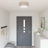 Lampa Sufitowa Ciemnoszary 38 x 38 x 13,5 cm tkanina