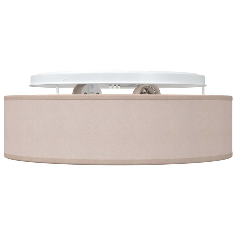 Lampa Sufitowa Ciemnoszary 38 x 38 x 13,5 cm tkanina