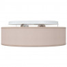 Lampa Sufitowa Ciemnoszary 38 x 38 x 13,5 cm tkanina