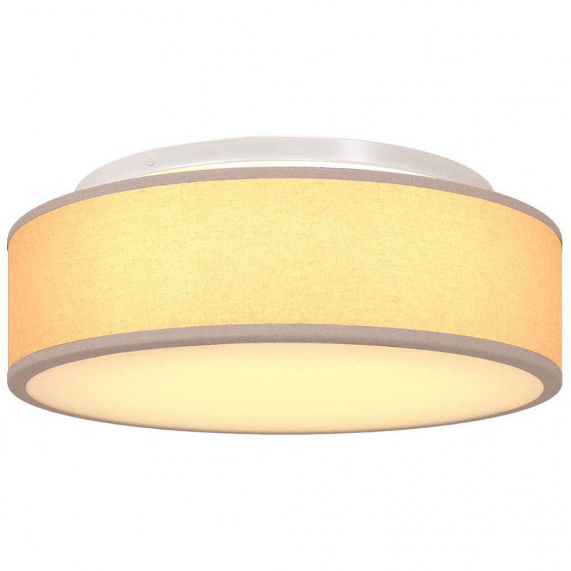 Lampa Sufitowa Ciemnoszary 38 x 38 x 13,5 cm tkanina