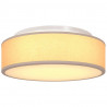 Lampa Sufitowa Ciemnoszary 38 x 38 x 13,5 cm tkanina