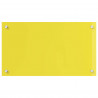 Panel kuchenny Żółty 70 x 40 cm szkło hartowane