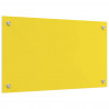 Panel kuchenny Żółty 70 x 40 cm szkło hartowane