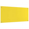 Panel kuchenny Żółty 110 x 50 cm szkło hartowane