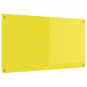 Panel kuchenny Żółty 110 x 60 cm szkło hartowane