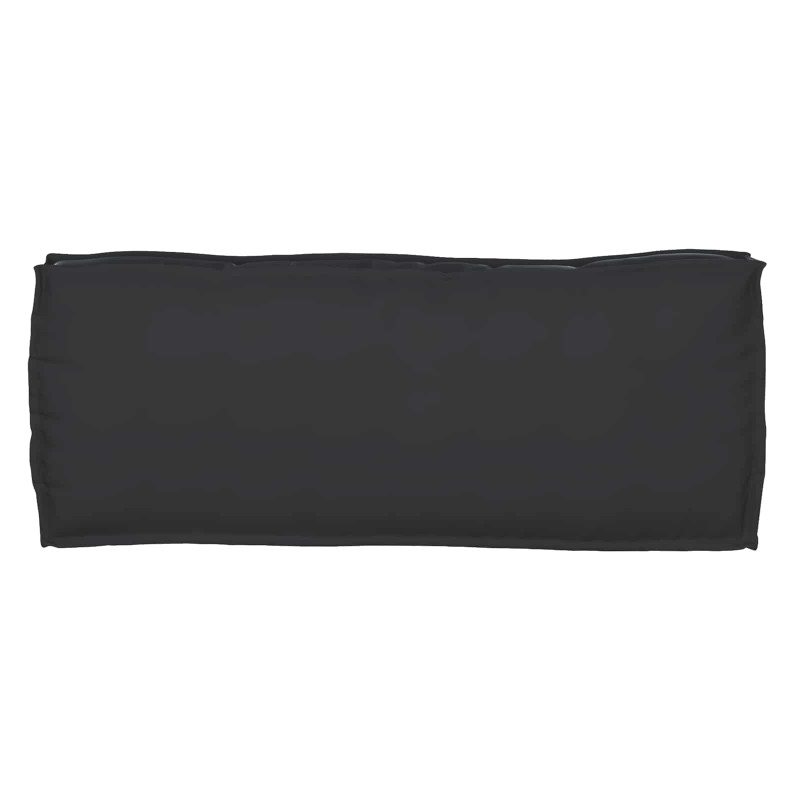 Zestaw poduszek na paletę 2 pcs Czarny 100 x 40 x 8 cm