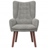 fotel Jasnoszary 63 x 67 x 94 cm Aksamit