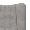 fotel Jasnoszary 63 x 67 x 94 cm Aksamit