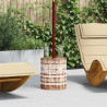Podstawa do parasola Bielona Ø34 x 40 cm Drewno solidne