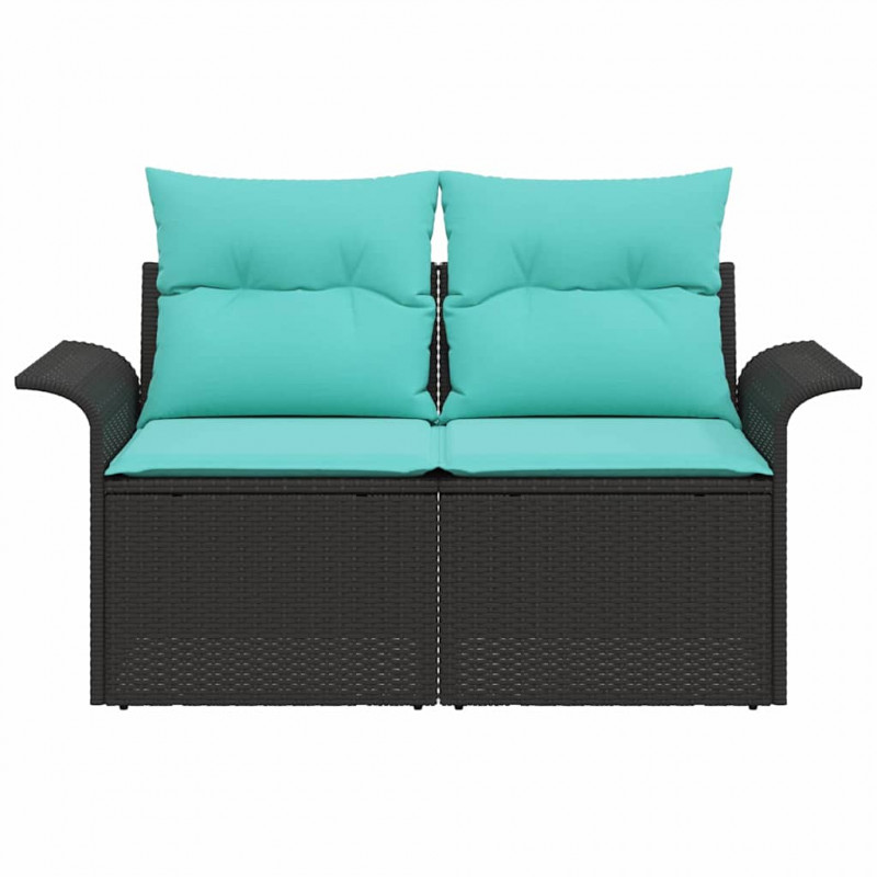 Sofa Ogrodowa z poduszką 141 x 62 x 69 cm polirattan