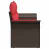 Sofa Ogrodowa z poduszką 141 x 62 x 69 cm polirattan