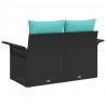 Sofa Ogrodowa z poduszką 141 x 62 x 69 cm polirattan