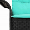 Sofa Ogrodowa z poduszką 141 x 62 x 69 cm polirattan