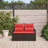 Sofa Ogrodowa z poduszką 120 x 62 x 69 cm polirattan