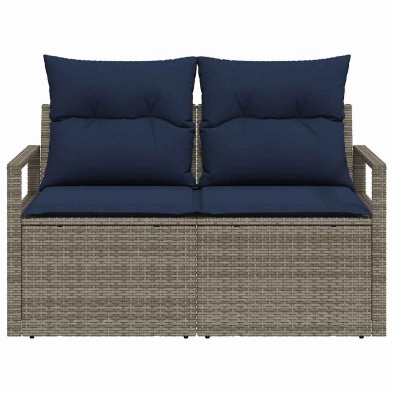 Sofa Ogrodowa z poduszką 120 x 62 x 69 cm polirattan