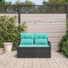 Sofa Ogrodowa z poduszką 120 x 62 x 69 cm polirattan