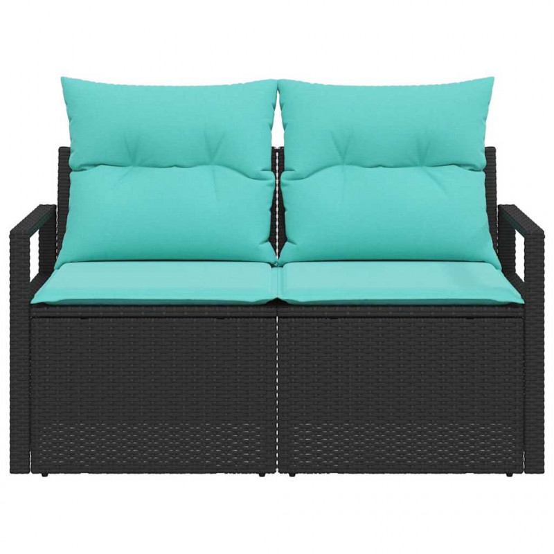 Sofa Ogrodowa z poduszką 120 x 62 x 69 cm polirattan