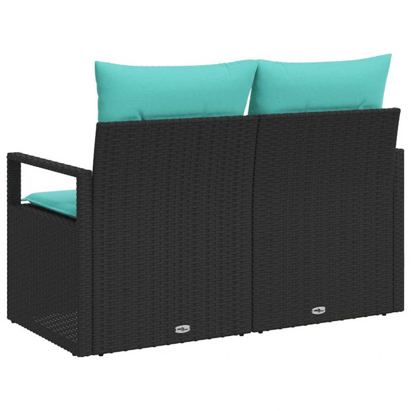 Sofa Ogrodowa z poduszką 120 x 62 x 69 cm polirattan
