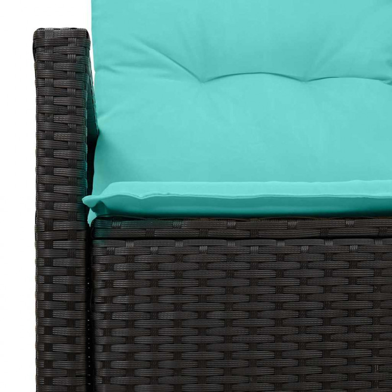 Sofa Ogrodowa z poduszką 120 x 62 x 69 cm polirattan