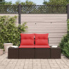Sofa Ogrodowa z poduszką 184 x 62 x 69 cm polirattan