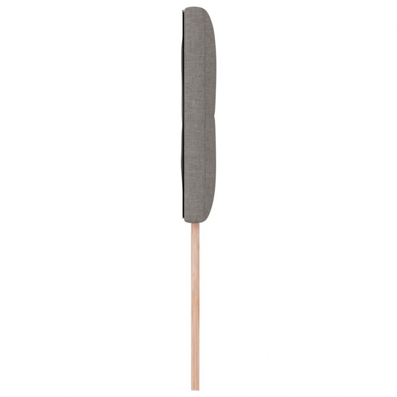 Zagłówek regulowany pod względem wysokości Ciemnoszary 90 cm