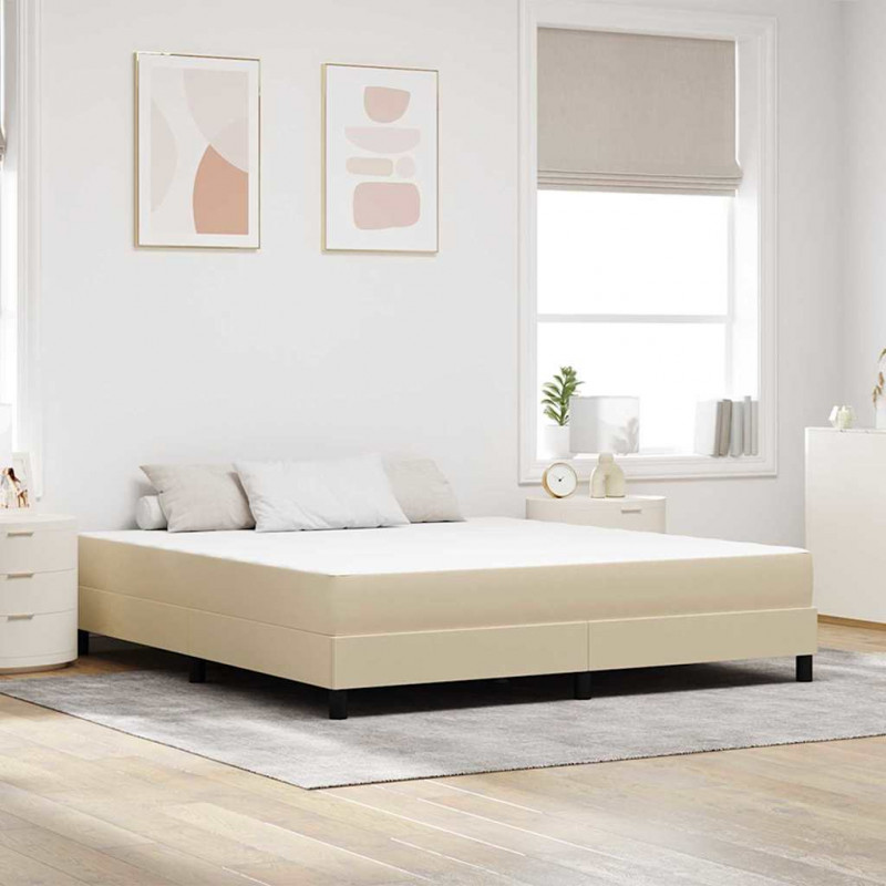 Materac do łóżka z materacem Szałwiowy 180 x 200 cm tkanina