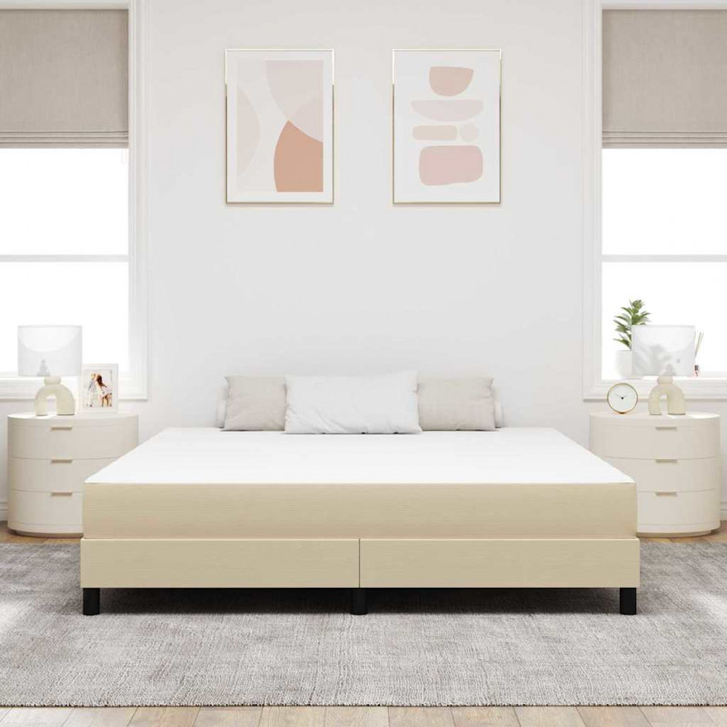 Materac do łóżka z materacem Szałwiowy 180 x 200 cm tkanina