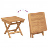 Leżak 2 pcs Brązowy 198 x 55 x 58,5 cm Lite drewno teakowe
