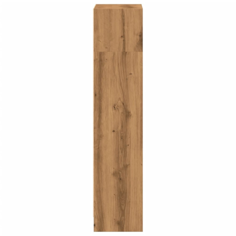 Regał, dąb artisian, 40x24x109 cm, materiał drewnopochodny