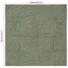 Dywany pokojowe Oliwkowy zielony 120 x 120 cm Juta