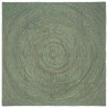 Dywany pokojowe Oliwkowy zielony 200 x 200 cm Juta