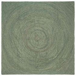 Dywany pokojowe Oliwkowy zielony 300 x 300 cm Juta
