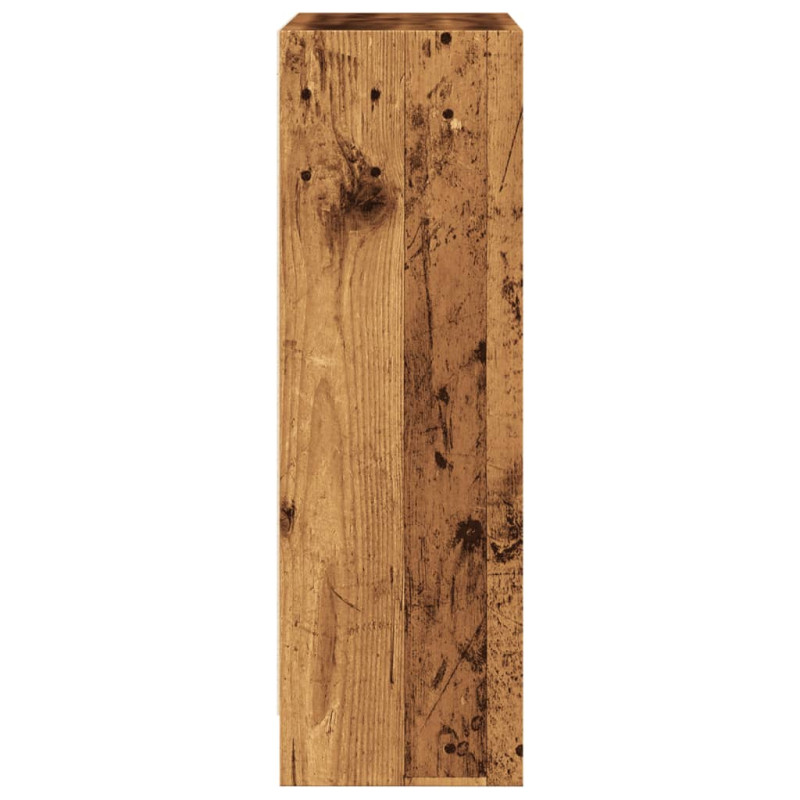 Regał, stare drewno, 60x24x76 cm, materiał drewnopochodny