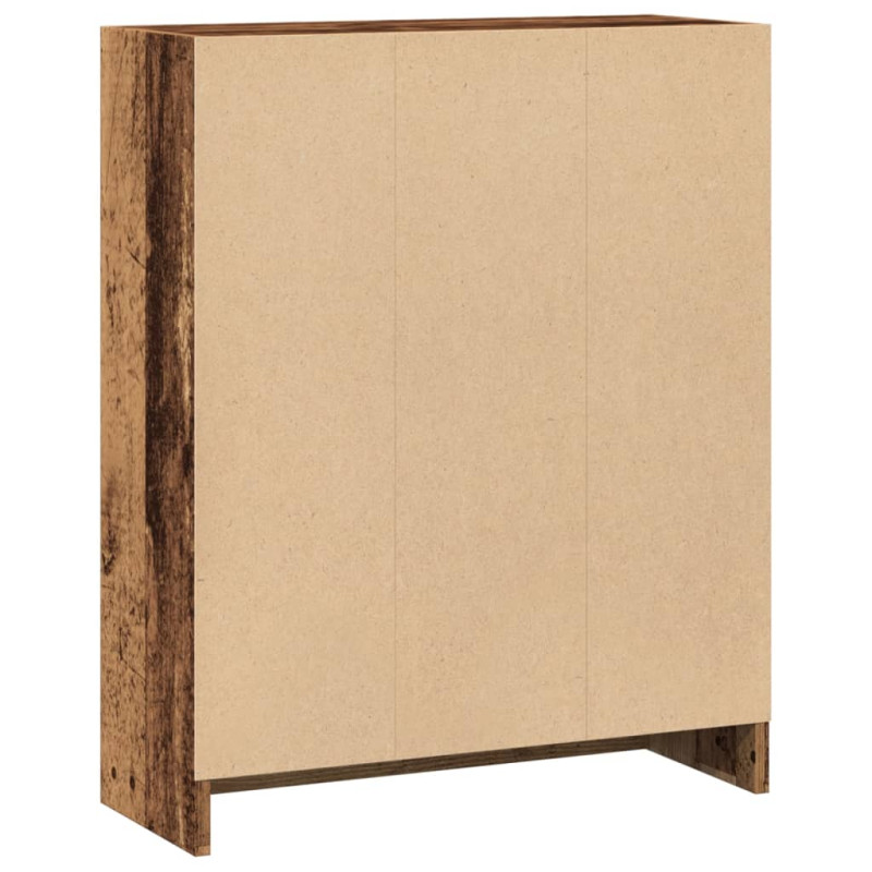 Regał, stare drewno, 60x24x76 cm, materiał drewnopochodny