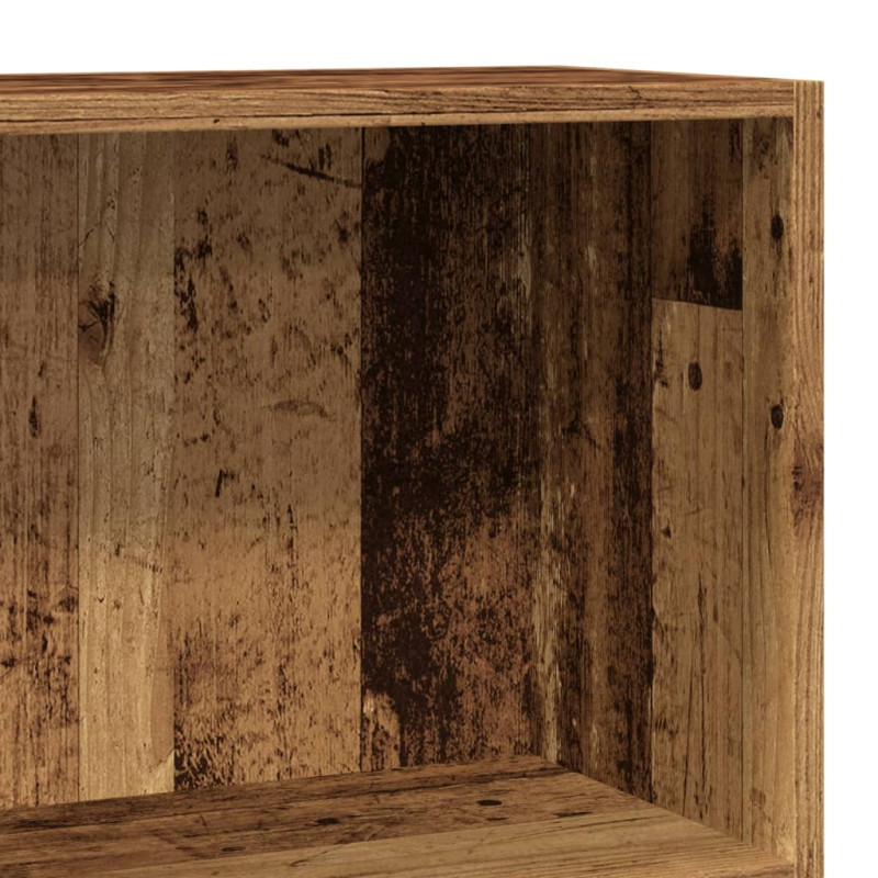 Regał, stare drewno, 60x24x76 cm, materiał drewnopochodny