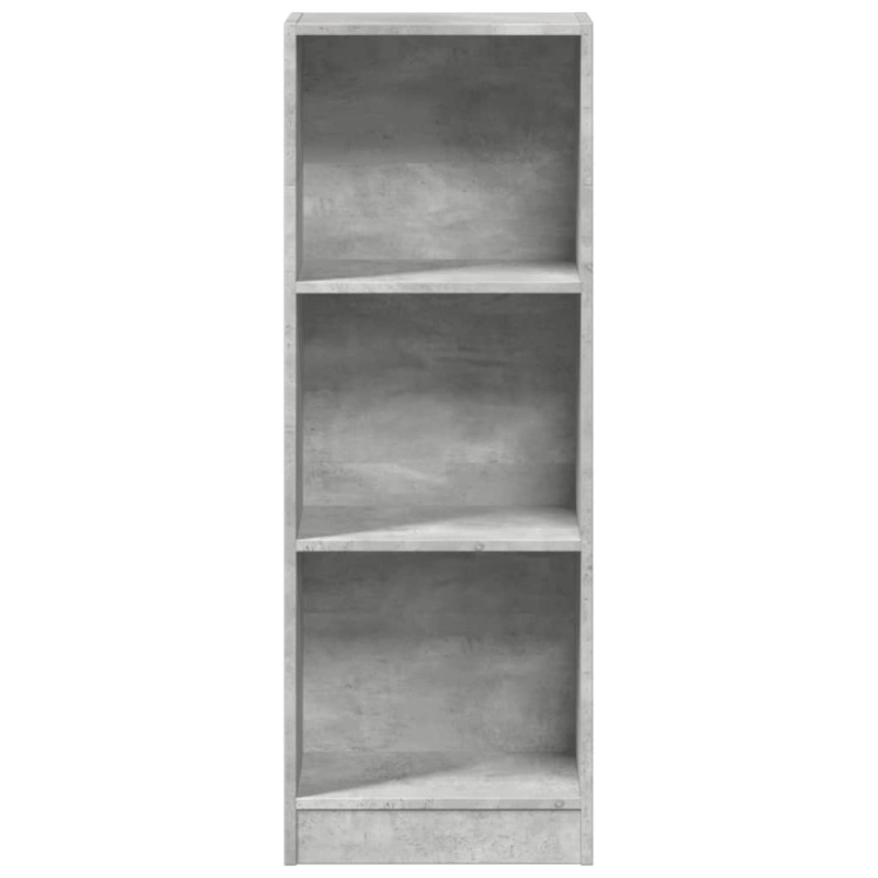 Regał, szarość betonu, 40x24x109 cm, materiał drewnopochodny